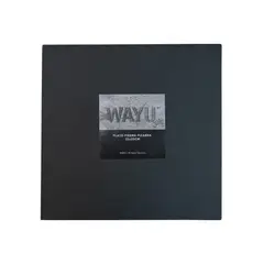 WAYU - PLATO CUADRADO PIEDRA PIZARRA 25 CM