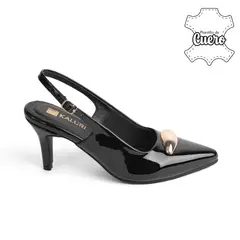 KALURI - Stiletto Elegante de Mujer - Arlett Negro