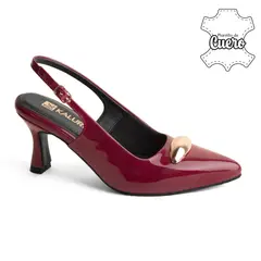KALURI - Stiletto Elegante de Mujer - Arlett Vino