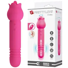 PRETTY LOVE - Vibrador Retráctil con Lengua USB 7 Modos - Chaley
