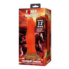 PRETTY LOVE - POWER MONSTERS DILDO - BLAZEHEART CHARGER 18 CM