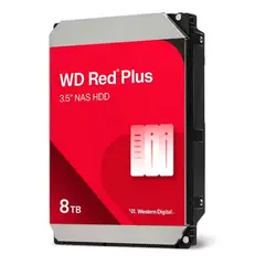 WESTERN DIGITAL - Disco Duro Red Plus NAS 8TB SATA 6Gbs 3.5 256MB Caché - Ideal para Almac