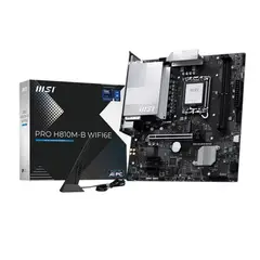 Msi - Placa Base Pro H810M-B D5 1851 Matx Compatible Con Intel Y Conexiones Avanzadas