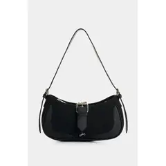 VELEZ - Vélez Manos Libres En Lona Y Cuero Para Mujer Solaris Negro