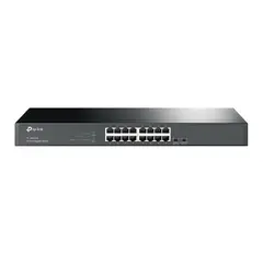 GENERICO - Switch Gbe 16 Puertos Tp-Link Tl-Sg1016 Rackeable, Ideal Para Redes Rápidas Y Eficientes