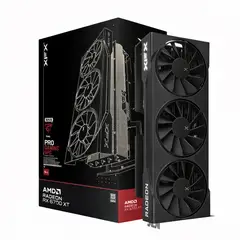 XFX - Tarjeta Gráfica Radeon Rx 9070 Xt 16Gb Oc, 256 Bit, Rendimiento Excepcional En Color N