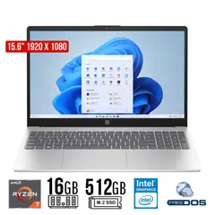 HP - LAPTOP 15-FC0275LA AMD RYZEN 7 7730U B9TR3LA#ABM RAM 16GB DDR4 SSD 512GB 15.6" FHD FREE OS