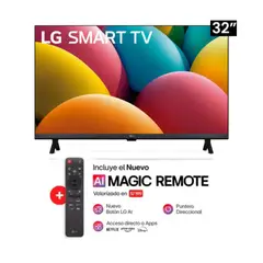 LG - Televisor 32 HD AI Smart TV 32LR600BPSC + Magic 2025