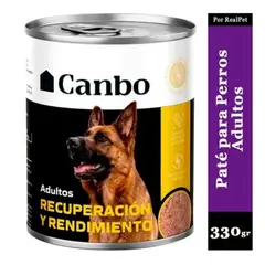 GENERICO - Canbo Paté Adultos Recuperación y Rendimiento 330 g