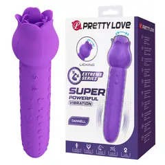 PRETTY LOVE - Vibrador con Lengua 7 Modos USB Magnético - Dannel