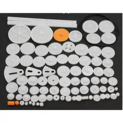 GENERICO - Kit 79 Engranajes Plásticos POM Motor Robot DIY Mod 0.5