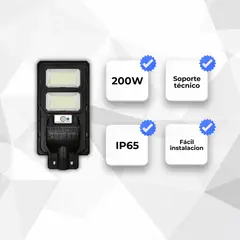 GENERICO - LUMINARIA SOLAR 200W