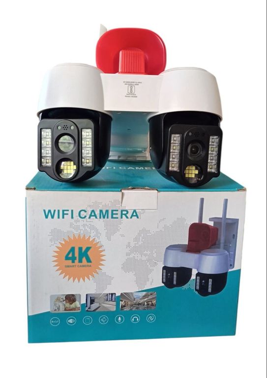 Cámaras De Seguridad Con Bocina y Sirena Con Visión Nocturna