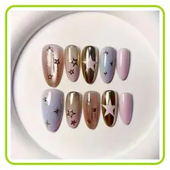 GENERICO - Uñas Postizas Press On Star Vintage