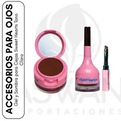 GENERICO - Gel y Sombra para Cejas Sweet Hearts Tono Claro