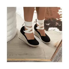 PALINI SHOES - Cuña taco 7 cm con plataforma de 3 cm