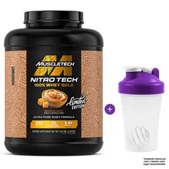 MUSCLETECH - PROTEÍNA NITROTECH 100% WHEY GOLD 2.33 KG DULCE DE LECHE