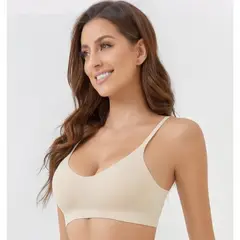 GENERICO - BRASIER SIN COSTURAS PUSH UP ULTRALIGERO DEPORTIVO SIN ARCO SOSTEN VERANO NAVIDAD GENIEKA