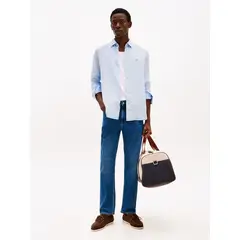 TOMMY HILFIGER - CAMISA PIGMENT DYED LI SOLID RF SHIRT TH