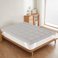 CASATEX - PROTECTOR DE COLCHÓN ACOLCHADO IMPERMEABLE 2 PLAZAS Y MEDIA TOPPER