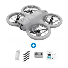 GENERICO - Mini Drone RC CZ05 Gris Control Remoto