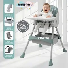 BABY - Silla de Comer para Bebé «LUXI» Edición Especial Green