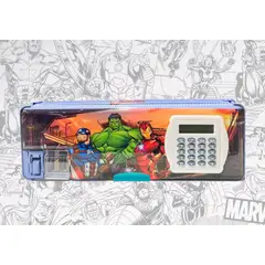 AVENGERS - Cartuchera imantada con calculadora -