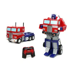 JADA TOYS - Transformers G1 Optimus Prime - Figura de 12 conversión a control remoto