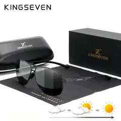 KINGSEVEN - Lentes De Sol 7188 Espejo Aviador Polarizado Uv400