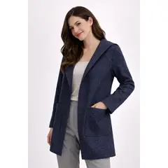 GENERICO - Saco de Paño con Capucha para Mujer