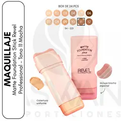 REVEL - Matte Foundation Stick Professional Tono 11 Mocha