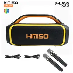 GENERICO - Parlante Bluetooth Kimiso Recargable Portátil Luces Led RGB Bocina Inalámbrica KMS- 809