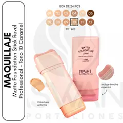 REVEL - Matte Foundation Stick Professional Tono 10 Caramel
