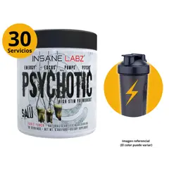 INSANE LABZ - PSYCHOTIC SAW 30 SERVICIOS - FRUIT PUNCH + SHAKER