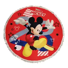 GENERICO - Toalla Redonda Disney Mandala Premium para Playa Estilo Comodidad y Verano