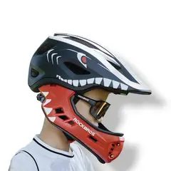 ROCKBROS - Casco TT-32 - Fullface Kids con Certificación - Kids