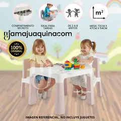 BABY - Mesa De Juegos Para Niños «EDU PLAY» Colección Exclusiva Pink