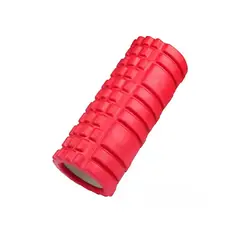 GENERICO - Rodillo de Yoga Foam Roller de Espuma 33 x 14cm Rojo
