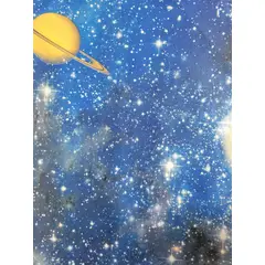 GENERICO - PAPEL TAPIZ INFANTIL MODELO GALAXIA  FORMATO 0.53X 10.00 M CODIGO A 19