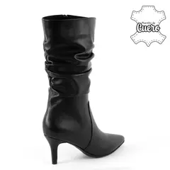KALURI - Bota Alta para Mujer – Kiara 01 Negra