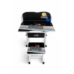 GENERICO - Mesa Escritorio Regulable Infantil Diseño Moto Carrera Silla Regulable Escolar  JNW-1101-25