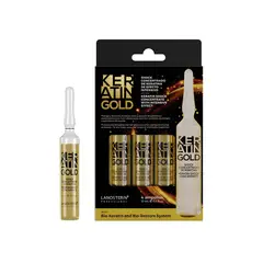 KERATIN GOLD - Shock Concentrado De Keratina De Efecto Intensivo x 4 und