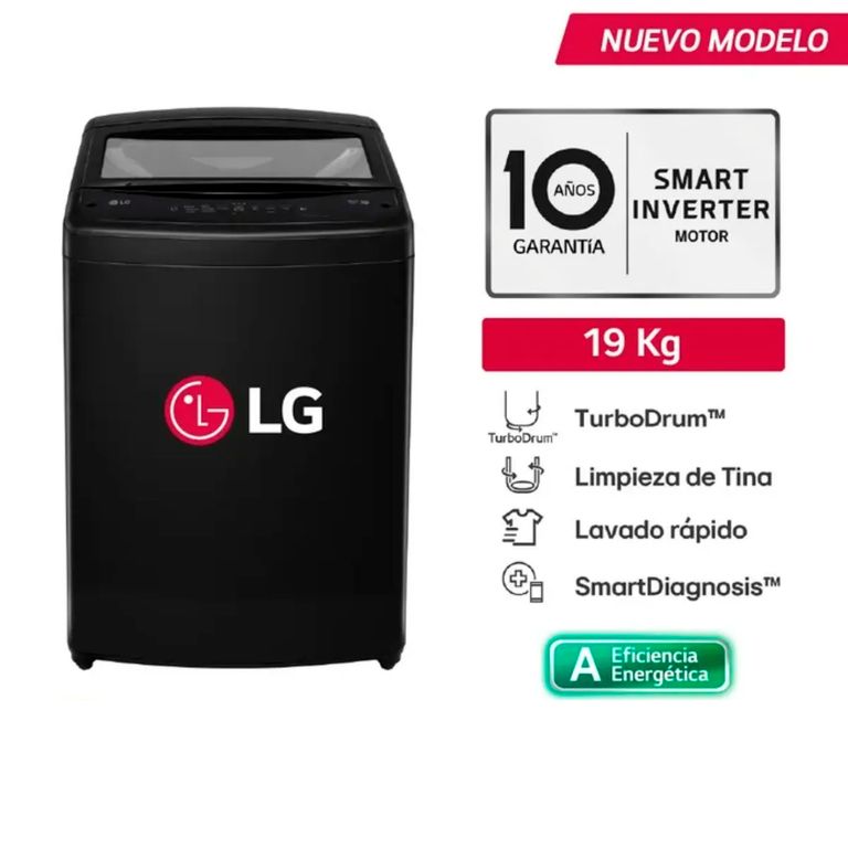 Lavadora Turbodrum 19KG WT19OBVTB Negro