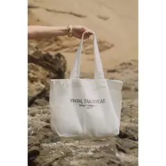 BANATY - TOTE BAG LONA 100% ALGODÓN CON BOLSA INTERNA