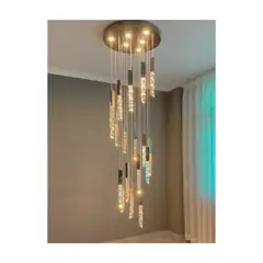 GENERICO - LÁMPARA COLGANTE DE CRISTAL LED