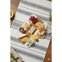 MAP DESIGN HOME - TABLA DE MÁRMOL RECTANGULAR BICOLOR 28x19 cm