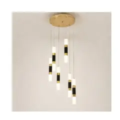 GENERICO - LÁMPAR COLGANTE DE 6 LUCES BARRA