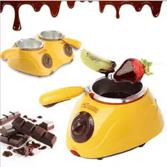 GENERICO - Olla Eléctrica Para Derretir Chocolate Fondue Derretidor Con Accesorios
