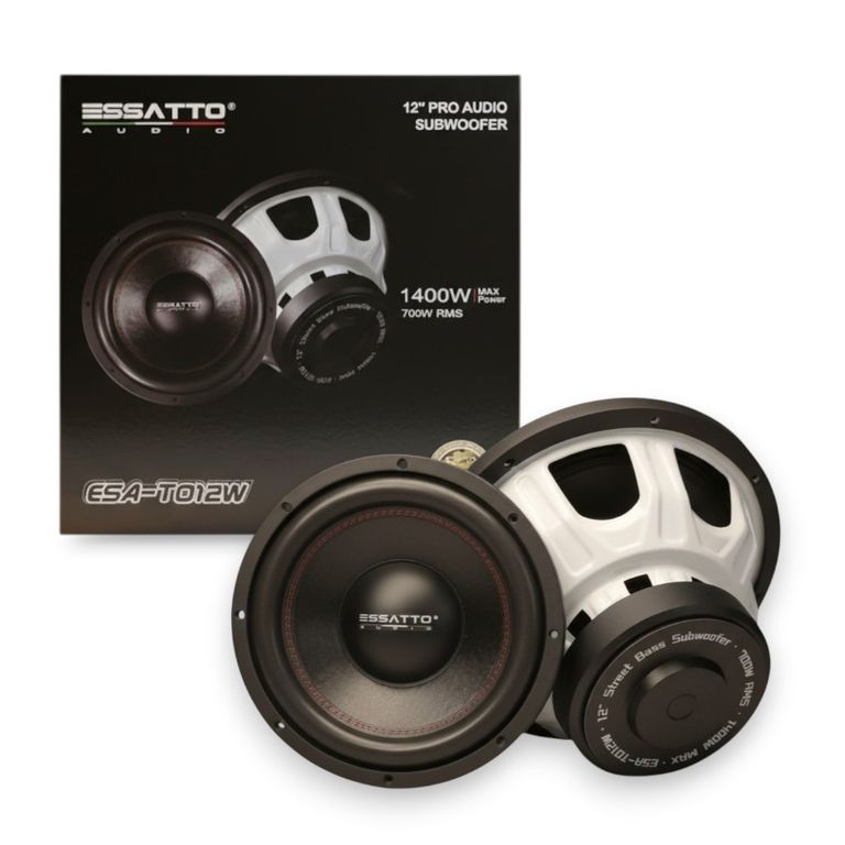Subwoofer Essatto Audio 12" Pulgadas 1400W 700RMS 2 Bobina