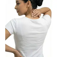 GENERICO - Pack 3 Polos Mujer Cuello Redondo 100% Algodon